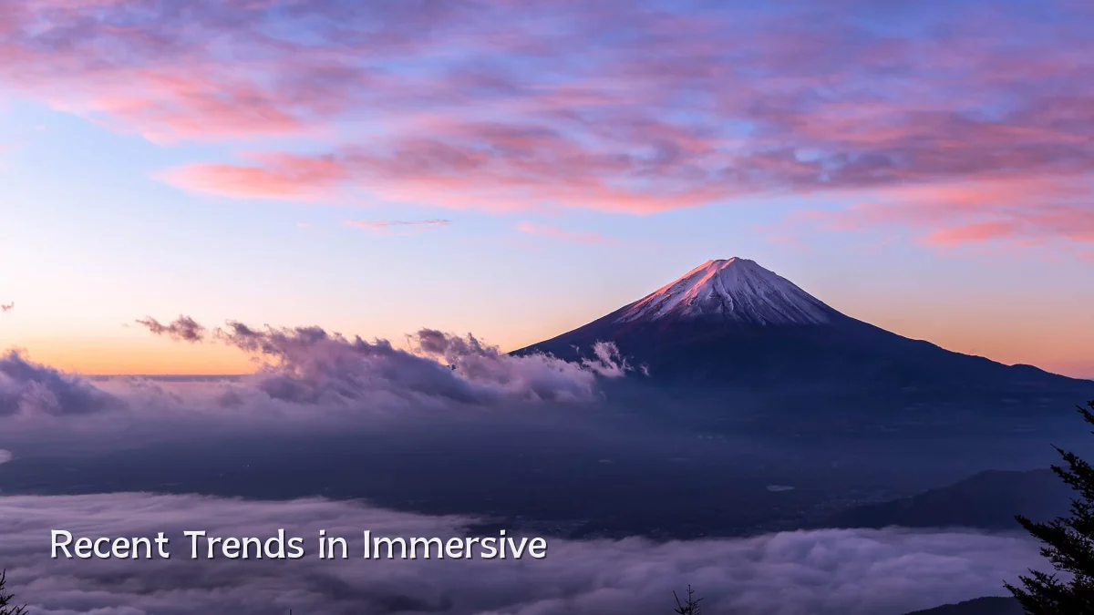 Recent Trends in Immersive